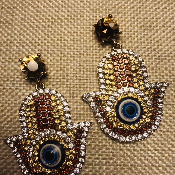 Hamsah / Hand of Fatima earrings - Picture 6 of 6